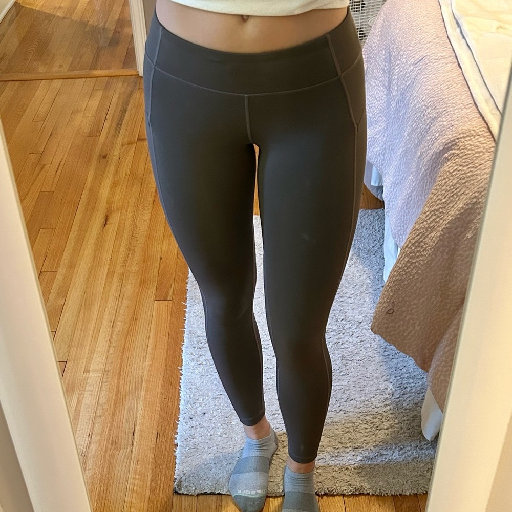 Athleta Girl Grey Full Length Leggings